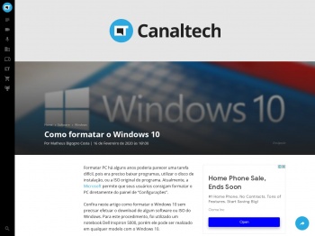 Como formatar o Windows 10 - Canaltech