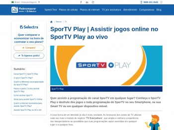 assistir on line sportv