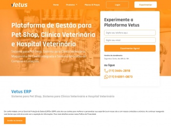 Vetus: Plataforma de Gestão para Pet Shop e Clínica Veterinária