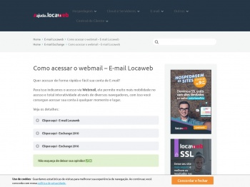 Como acessar o webmail - E-mail Locaweb - Ajuda Locaweb
