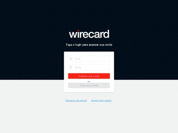 Acesso Conta da Wirecard