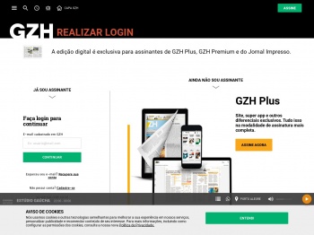 Realizar Login - Jornal Digital | GaúchaZH