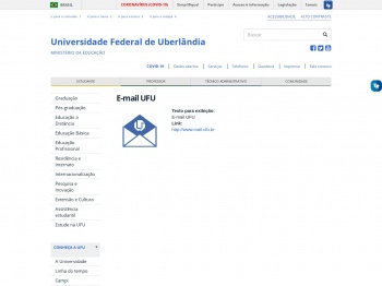 E-mail UFU | UFU