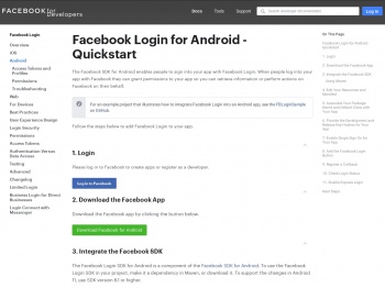 Android - Facebook Login - Documentation - Facebook for ...