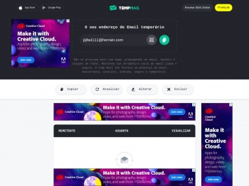 Gerador de Email Temporário