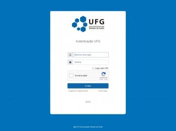 UFG – SIGAA - Sistema Integrado de Gestão de Atividades ...
