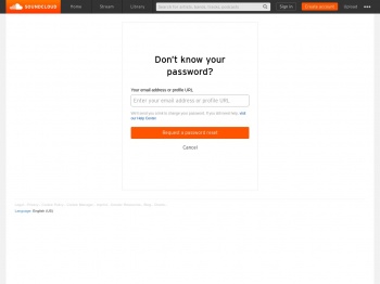 SoundCloud — Register, sign-in or access our Homepage
