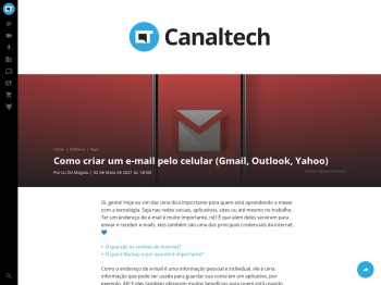 Como criar email no Gmail e Outlook - Canaltech