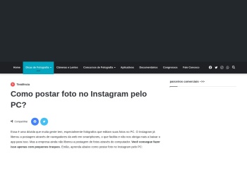 Como postar foto no Instagram pelo PC? | iPhoto Channel